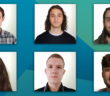 Headshot images of six interns at Hexagon Manufacturing Intelligence