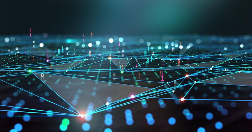 the digital thread connecting various data points in a system