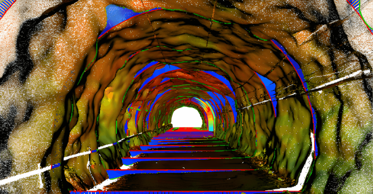 3D scanning a mine