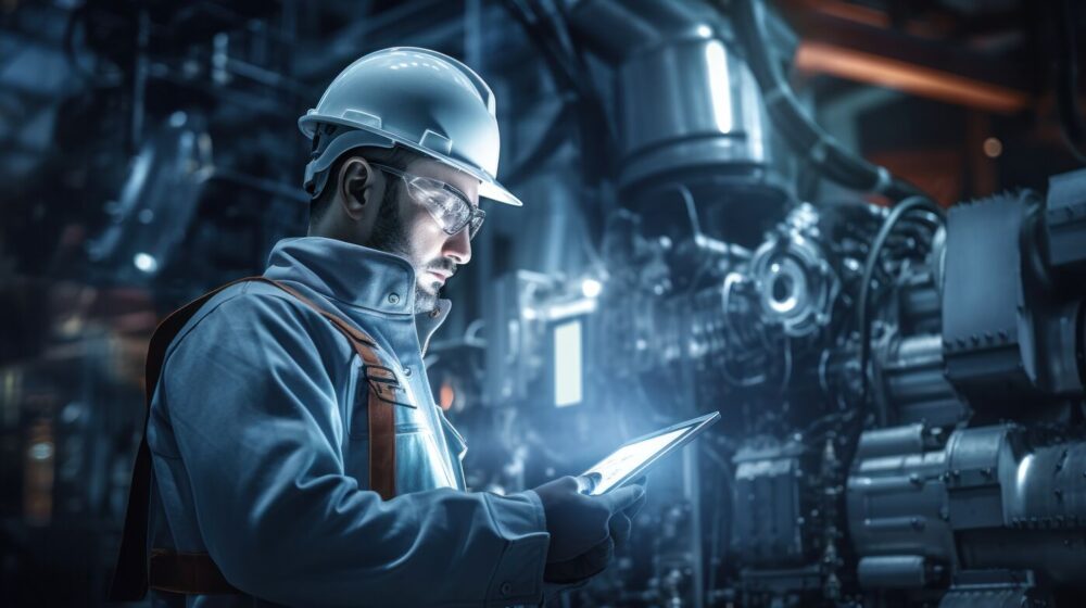 Connected worker operating in an Industry 5.0 factory