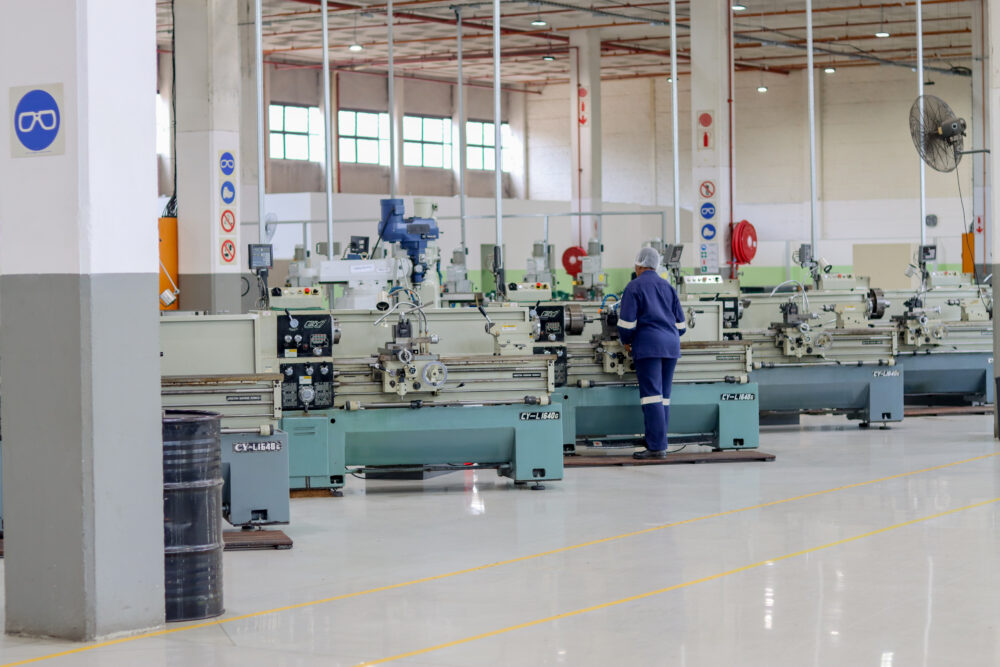 Machine shop in South Africa
